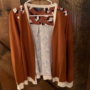 ModCloth floral cardigan